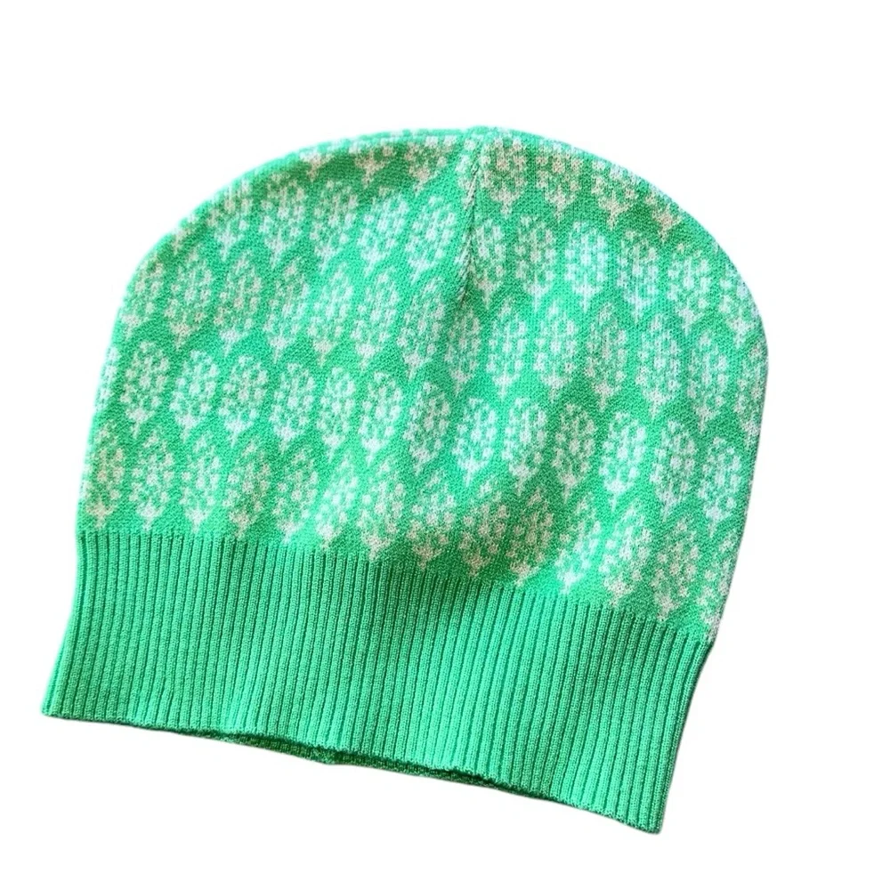 NWOT Free People Limitless Logo Beanie GREEN